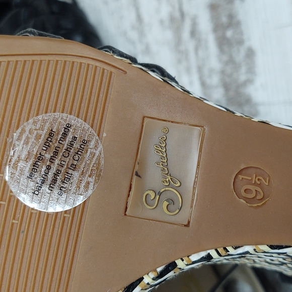 🟪NWOT Anthro Seychelles Huarache Wedge Sandal - Picture 15 of 16